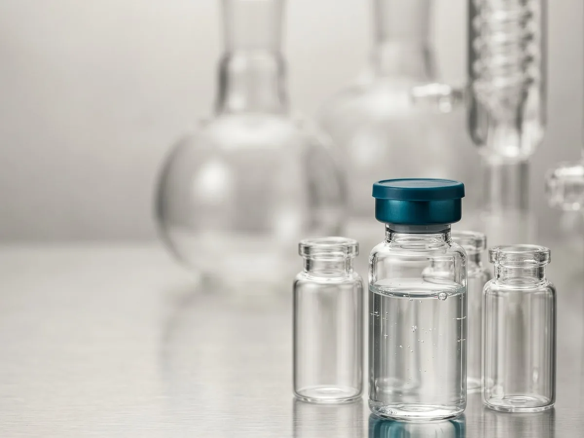 Peptide vials prepared for synthesis to research-grade spec